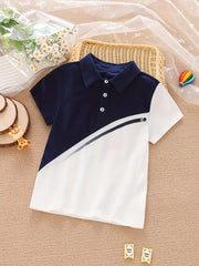 Casual Sporty Style Short-Sleeve Shirt