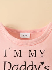 3pcs Short-Sleeved Shorts Suit With Letter Top Printed Pants