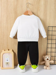 Long Sleeve Sweatshirt Casual Trousers Track Suit