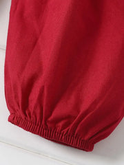 Casual Loose-fit Solid Sleeveless Spaghetti Strap Harem Pants
