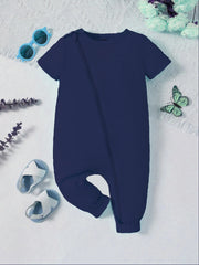 Half Sleeve Casual Romper