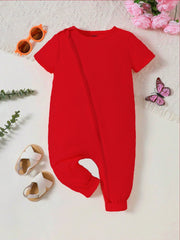 Half Sleeve Casual Romper