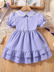 Short-Sleeve Princess Dress