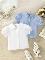 Set of 2 Polo Collar Shirts