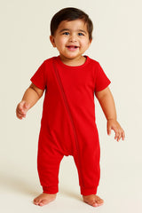 Half Sleeve Casual Romper