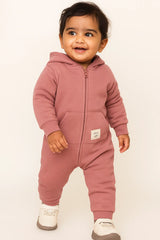 Casual and Cute Ribbed Knit Purple Body Suit