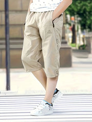 Breathable Stretchy Cotton Stylish Cargo Shorts