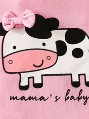 3pcs Short-Sleeved Shorts Suit With Letter Top Printed Pants