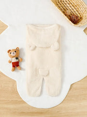 Cozy Bear-Themed Plush Footed Clothing