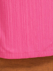 Casual Outing Elastic Waistband Design Trousers with Belt