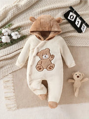 Baby Plush-Lined Footed Romper