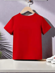 Casual Round Neck with Cute Strawberry Soft Cotton Knit T-Shirt