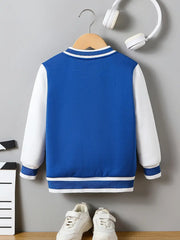Casual Knitted Sweatshirt Jacket with Button Front
