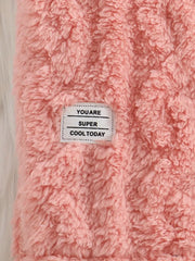 1pc Thickened Fleece Turtleneck Dress