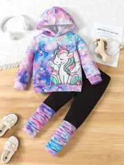 Hoodie For Tie Dye Rainbow Graphic Casual Hooded Sweatshirt