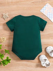 1pc Summer' Short Sleeve Bodysuit,