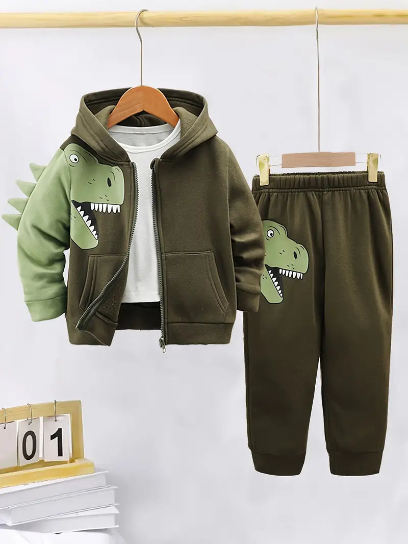 2-Piece Fleece-Lined Hoodie And Pants