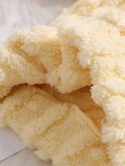 Bow Hooded Top and Trousers Two-Piece Combination Set