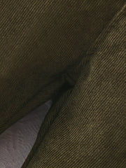 Solid Color Casual Corduroy Overalls