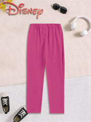 1pc DISNEY Minnie Mouse Pink Tights - Cute Winter Warm Leggings with Iconic Bow & Minnie Print