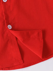 Casual Short Sleeve Button Solid Top Spring Summer Outdoor Shirt
