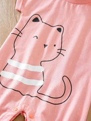 Cartoon Cat Bodysuit