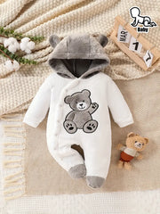 Baby Plush-Lined Footed Romper