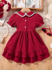 Short-Sleeve Princess Dress