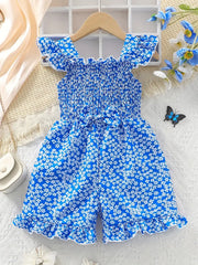 Sleeveless Jumpsuit with Ruffle Detail