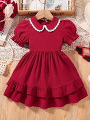 Short-Sleeve Princess Dress