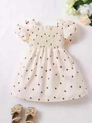 Ramadan Adorable Heart-Print Tunic Dress
