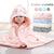 Super Soft  Adorable Baby Bath Towel with Hood  Perfect for Newborns