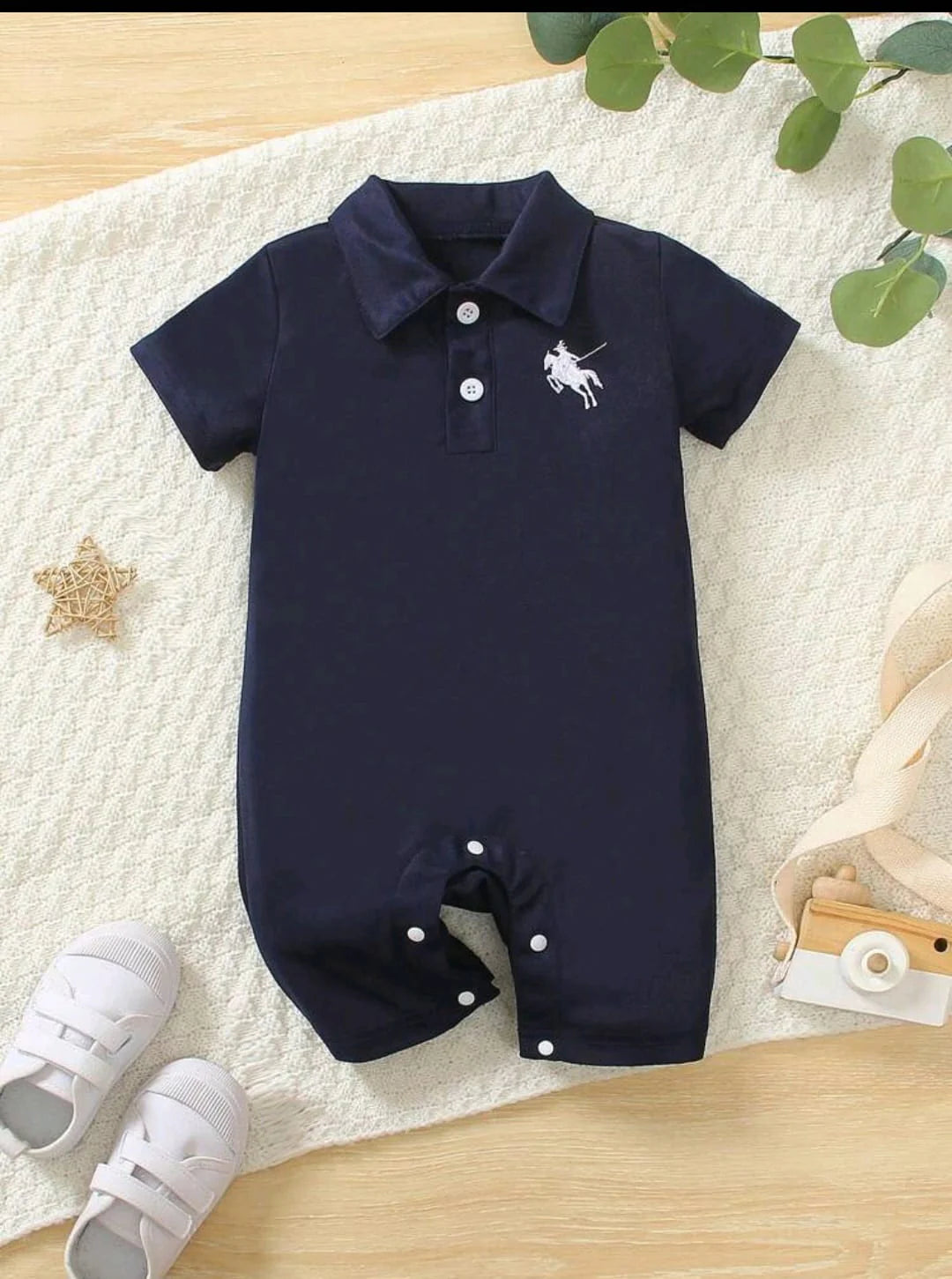 Polo Short Sleeve Romper